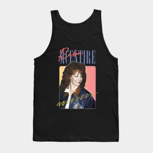 Reba McEntire // Vintage 80s Style Fan Design Tank Top